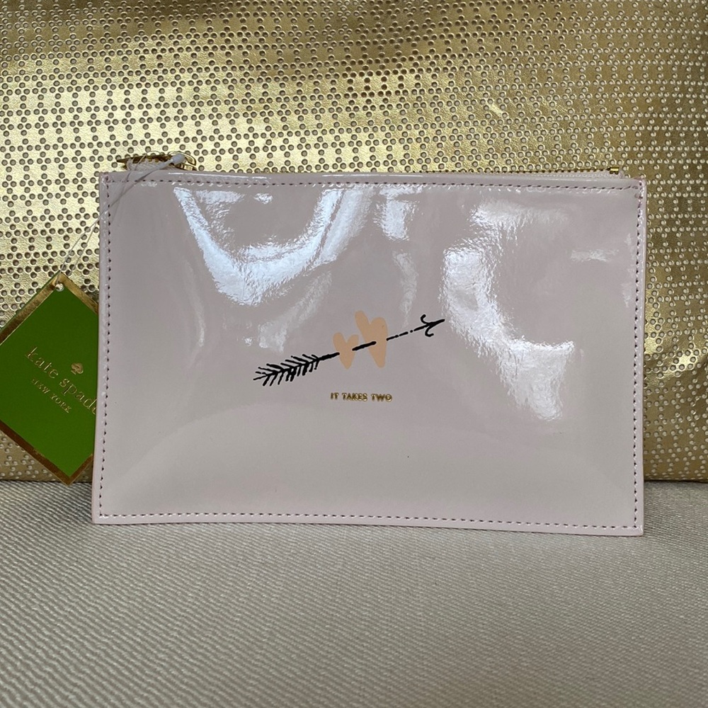 Kate spade pencil pouch Two Hearts